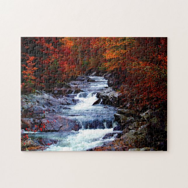 Puzzle Montañas Smoky Tennessee. (Horizontal)