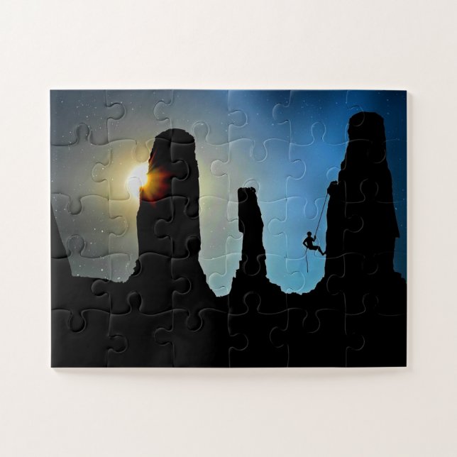 Puzzle Montañismo Deportivo de Escalada Montañismo Montañ (Horizontal)