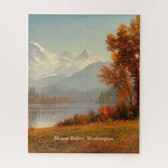 Puzzle Monte Baker, Washington, arte refinado, (Vertical)