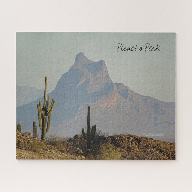 Puzzle Monte del desierto del Suroeste de Picacho Arizona (Horizontal)