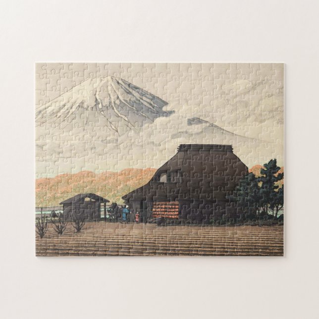 Puzzle Monte Fuji de Narusawa Hasui Kawase shin hanga art (Horizontal)