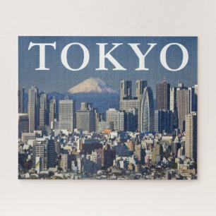 Puzzle Monte Fuji   Distrito de Shinjuku Skyline Tokio Ja