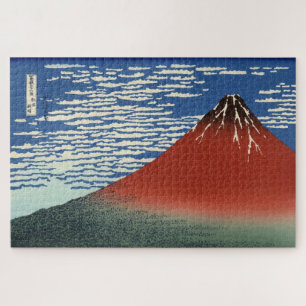 Puzzle Monte Fuji en clima transparente (Fuji rojo) (Hoku