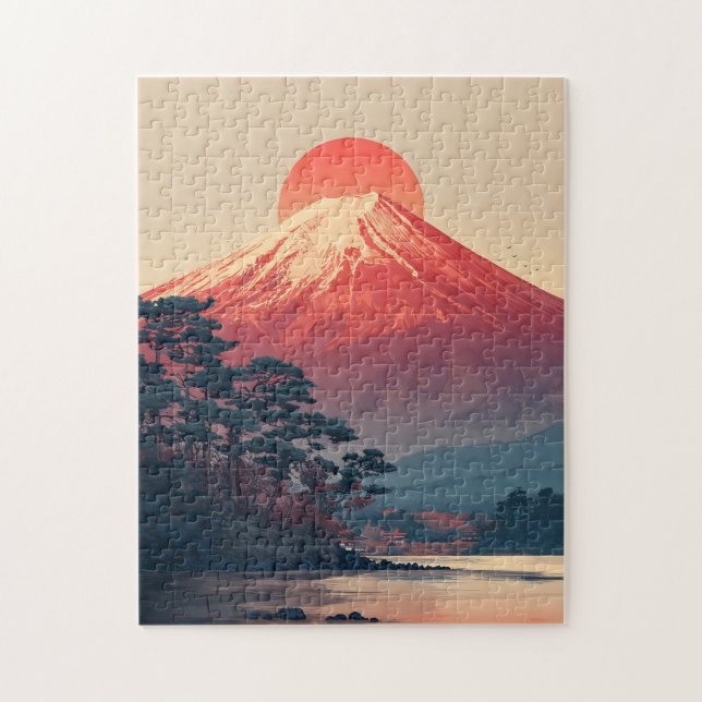 Puzzle Monte Fuji vintage (Vertical)