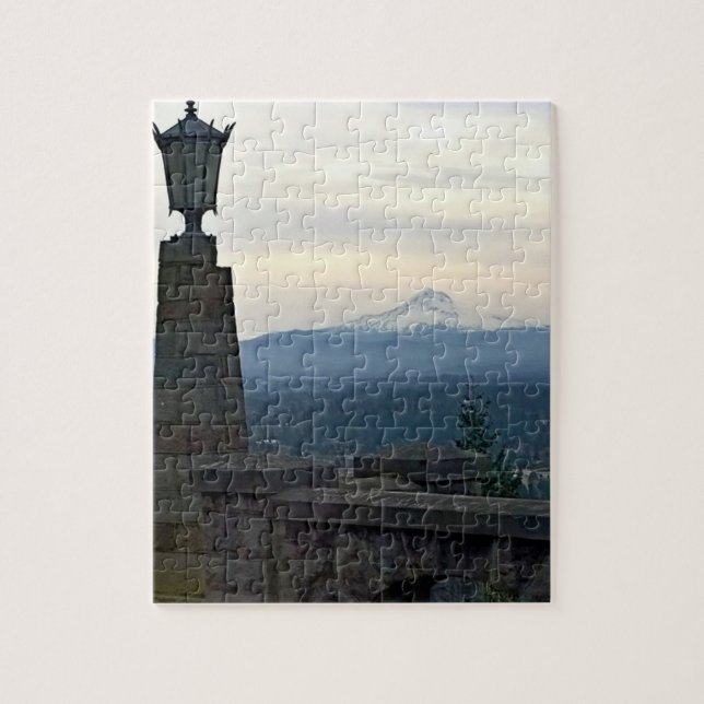 Puzzle Monte Hood de Rocky Butte, Portland, Oregón (Vertical)
