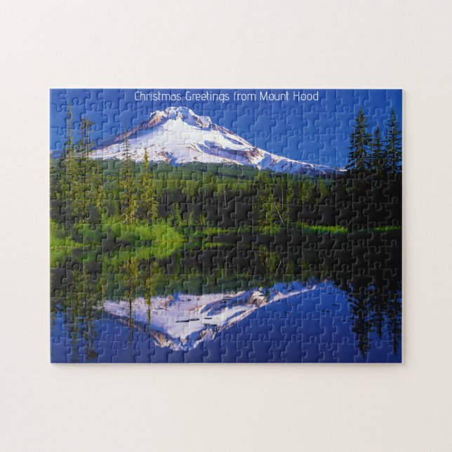 Puzzle Monte Hood Oregon. (Horizontal)
