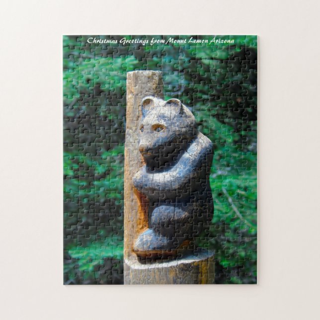 Puzzle Monte Lemmon Arizona. Saludos de Navidad (Vertical)