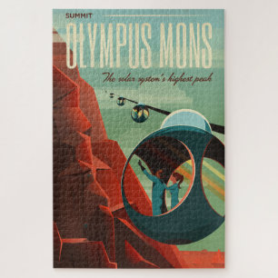 Puzzle Monte Olimpo de Marte Volcán más alto Sistema Sola