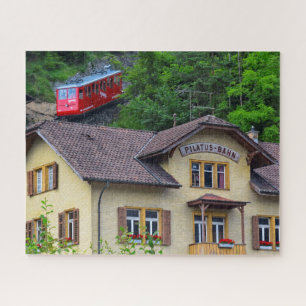 Puzzle Monte Pilatus Bahn - Ferrocarril Cog - 16x20 - 520