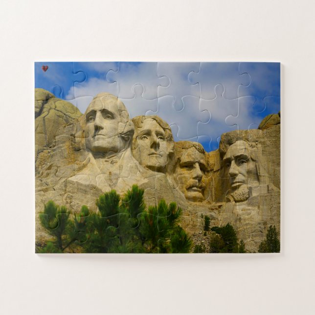Puzzle Monte Rushmore Dakota del Sur (Horizontal)