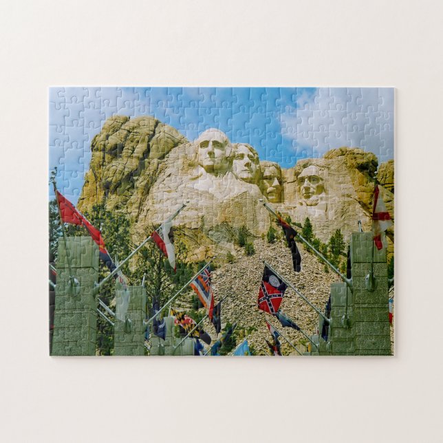Puzzle Monte Rushmore Dakota del Sur. (Horizontal)