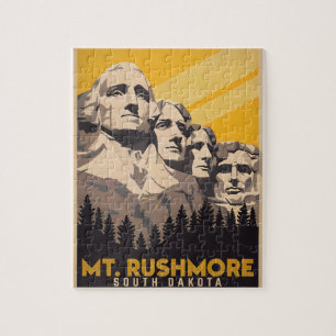 Puzzle Monte Rushmore, Dakota del Sur