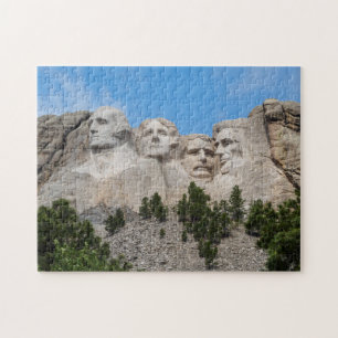 Puzzle Monte Rushmore en primavera