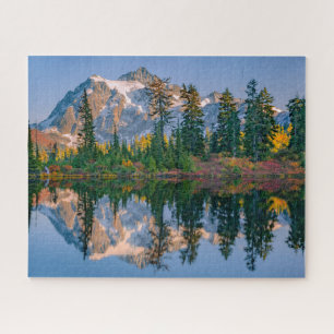 Puzzle Monte Shuksan reflejado en el lago Reflection