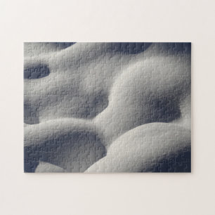 Puzzle Montículos de Nieve Brillantes Naturaleza Abstract