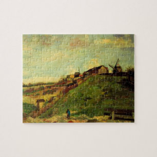 Puzzle Montmartre: Cantera, los molinos de Vincent van Go