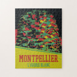 Puzzle Montpellier Architecture ilustracion Francia
