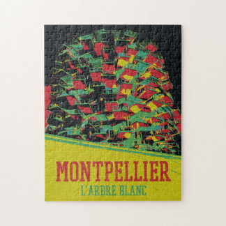 Puzzle Montpellier Architecture ilustracion Francia