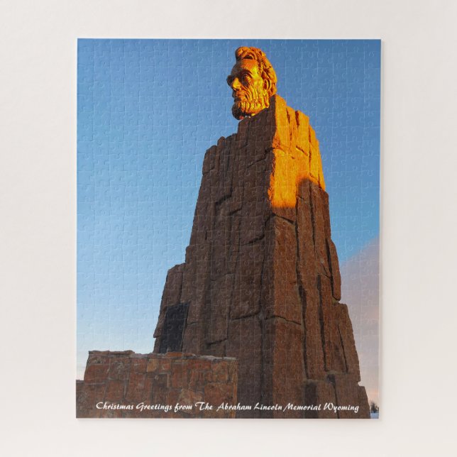 Puzzle Monumento a Abraham Lincoln Wyoming. (Vertical)