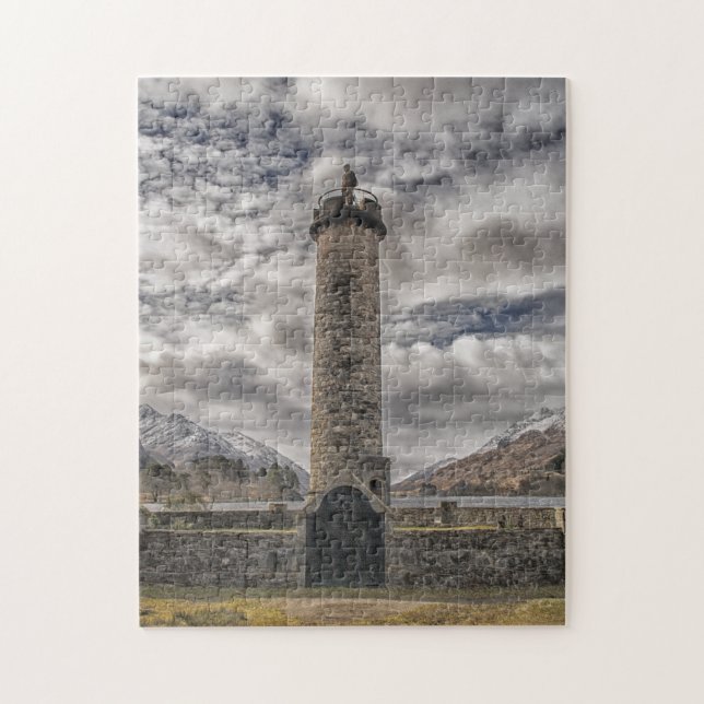 Puzzle Monumento a Bonnie Prince Charlie, Glenfinnan (Vertical)
