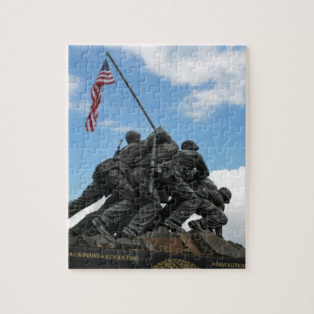 Puzzle Monumento a Iwo Jima en Washington DC (Vertical)