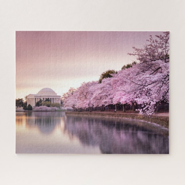 Puzzle Monumento a Jefferson en primavera (Horizontal)