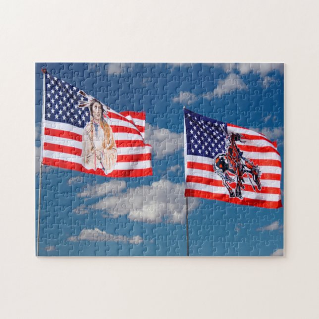 Puzzle Monumento a la Bandera Calley Arizona (Horizontal)