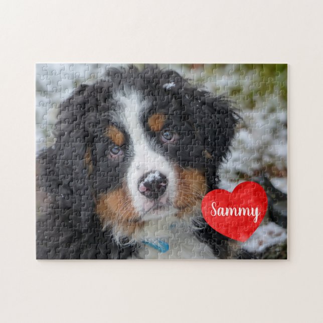 Puzzle Monumento a la foto del mascota - Mascota Keepsake (Horizontal)