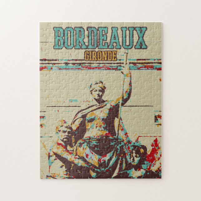 Puzzle Monumento a la Gironda de Burdeos de Francia (Vertical)