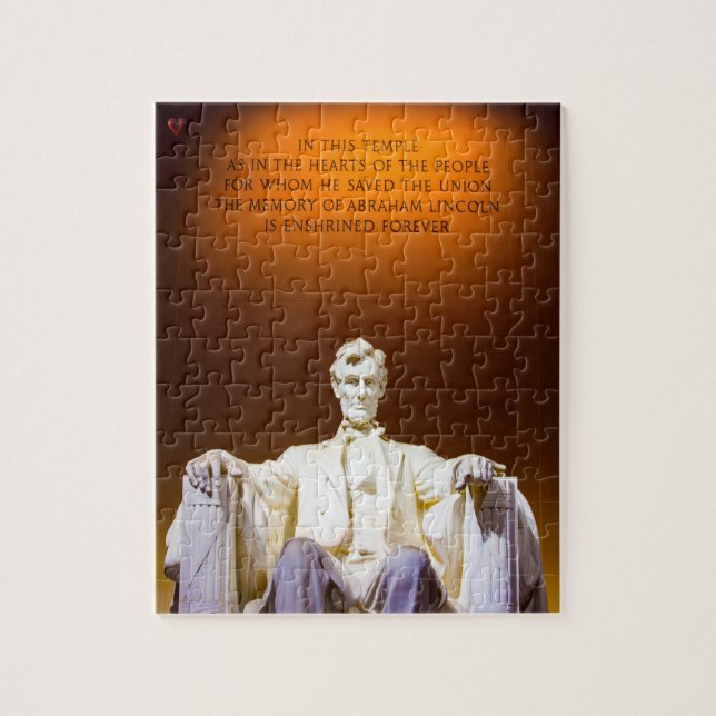 Puzzle Monumento a Lincoln Washington (Vertical)