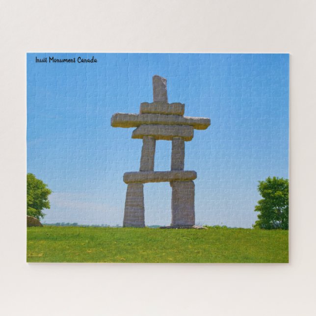 Puzzle Monumento a los inuits en Canadá (Horizontal)