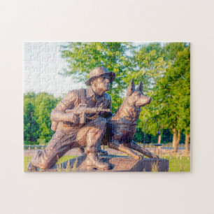 Puzzle Monumento a los Perros de Trabajo Militar