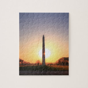 Puzzle Monumento a Washington al atardecer