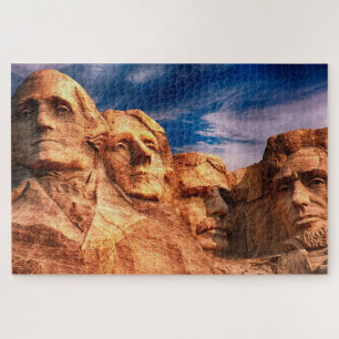 Puzzle Monumento histórico escultura Monte Rushmore