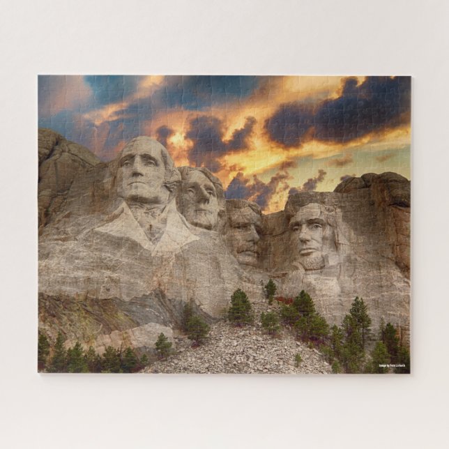 Puzzle Monumento Nacional de Mount Rushmore (Horizontal)