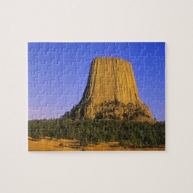 Puzzle Monumento Nacional Devils Tower en Wyoming (Horizontal)