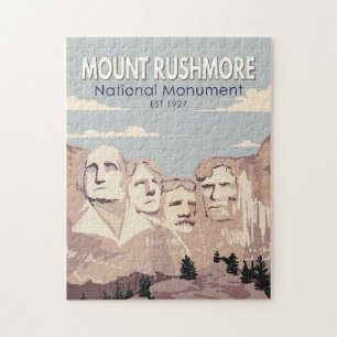 Puzzle Monumento Nacional Mount Rushmore Dakota del Sur