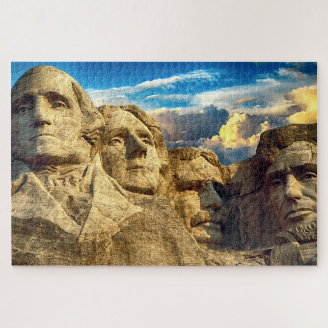 Puzzle Monumento presidencial de Mount Rushmore (Horizontal)