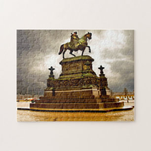 Puzzle Monumento Reiter Sajonia Dresde Alemania.
