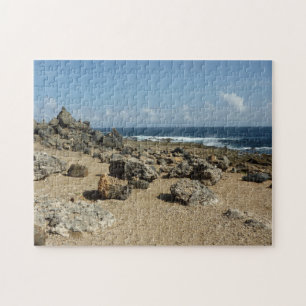 Puzzle Monumentos de rock en la costa de Aruba