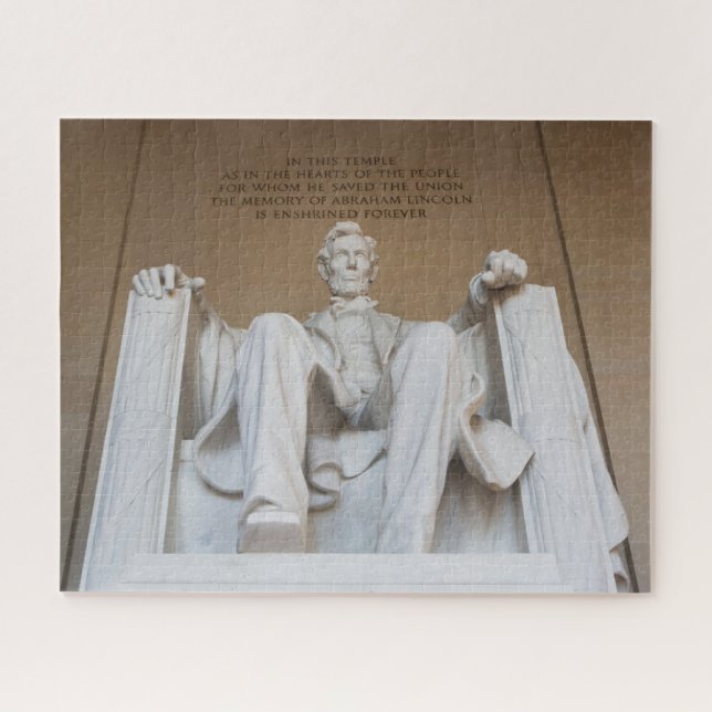 Puzzle Monumentos | El monumento conmemorativo de Lincoln (Horizontal)