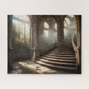 Puzzle Moody Fantasy Abandonado Chateau Grand Staircase