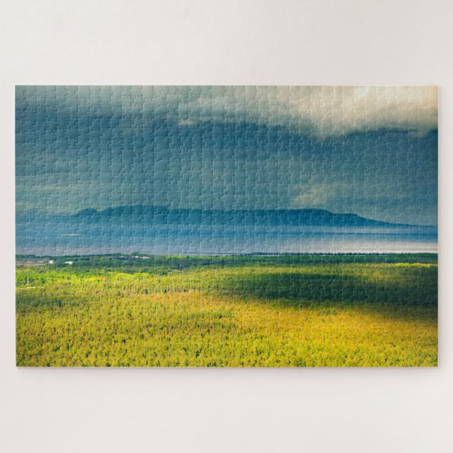 Puzzle Moody View of Lake Superior Sleeping Giant (Horizontal)