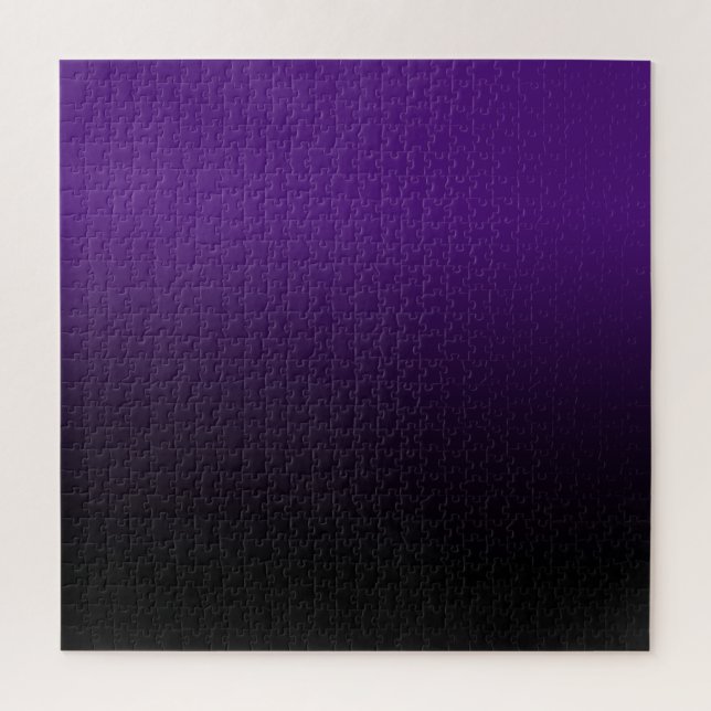Puzzle Morado real y ómbre negro (Vertical)