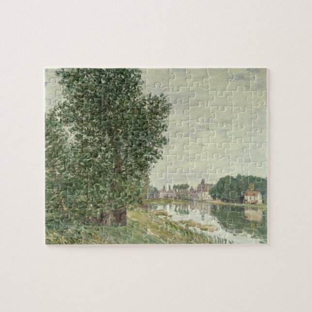 Puzzle Moret-sur-Loing de Alfred Sisley el | (Horizontal)