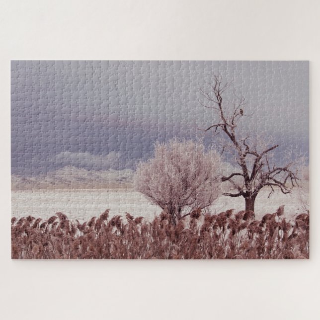 Puzzle Morning de la montaña Frosty Utah - 20x30 - 1014 p (Horizontal)