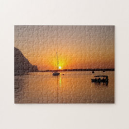 Puzzle Morro Bay al atardecer