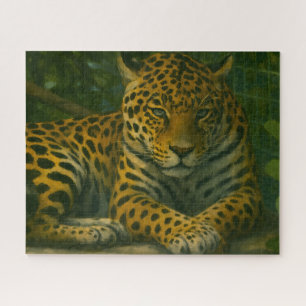 Puzzle Mortalidad dorada - Leopardo en reposo