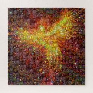 Puzzle Mosaic Phoenix