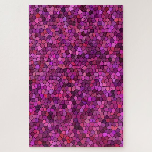 Puzzle Mosaic Pink (Vertical)